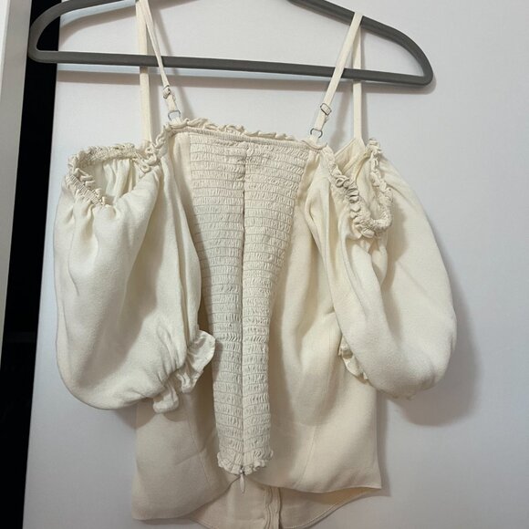 Reformation Kit Top in White - Picture 3 of 6